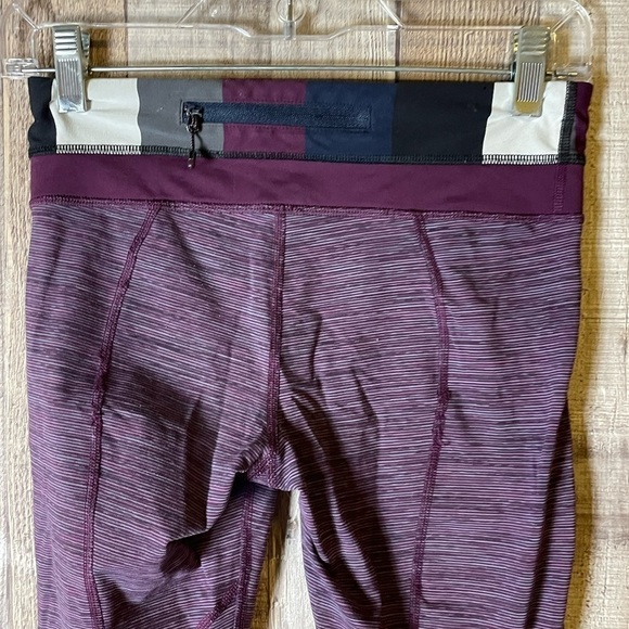 Lululemon Inspire Crop II Wee Are From Space Plum - Picture 6 of 10